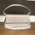 Square Box Women Top-Handle Bag Crocodile Pattern Shoulder Bags Simple Design Handbag Purse Wallet Leather - imagine 2