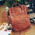 Mummy Diaper Backpacks Fashion Nappy Bag Large Capacity Baby Nursing Handbag High Quality PU Leather Travel Backpack MBG0150 - imagine 6
