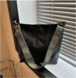 New Fashion Handheld Single Shoulder Crossbody Large Capacity Bucket Bag Solid Color PU Fashion Single Shoulder Women's Bag - imagine 3