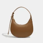 Half Moon Women Shoulder Bags Soft PU Leather Phone Purse Handbags Female Small Casual Tote Bag High Quality - imagine 8