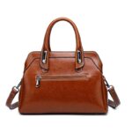 Vintage Business Genuine Leather Luxury Handbags Shoulder Bags For Women Designer Female Pochette Ladies Crossbody Satchel - imagine 2