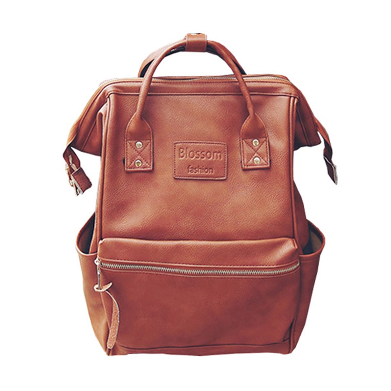 556936783 Mummy Diaper Backpacks Fashion Nappy Bag Large Capacity Baby Nursing Handbag High Quality PU Leather Travel Backpack MBG0150 - imagine 1