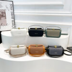 Fashionable Trendy Elegant Small Square Bag Shoulder Crossbody Bag Literary Simple Handbag Luxury Retro Box Bag Wholesale - imagine 2