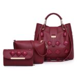 Female bag multi-piece cover mother bag shoulder diagonal female bag - imagine 5