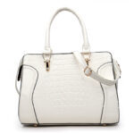Fashion Crocodile Pattern Ladies Handbag Solid Color Shoulder Bag High Quality Leather Messenger Bags Multifunctional Travel Bag - imagine 9