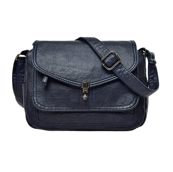 556937770 Soft leather trendy retro crossbody fashion bag - imagine 1