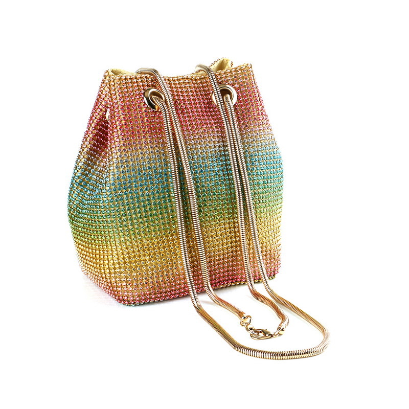 556936191 New Rhinestone Dinner Bag European and American Ladies Banquet Dress Evening Messenger Bag - imagine 1