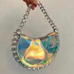 Ultra shiny diamond inlaid underarm bag with rhinestone shoulder bag for carrying - imagine 11