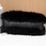 Winter Bright Color Women's Faux Fur Boston Handbag Fashion Fluffy Plush Spliced Pu Leather Tote Bag High Quality Bolsa Feminina - imagine 4
