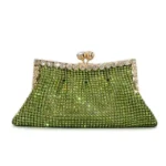 Rhinestone Beading Stylish Woman's Chain Crossbody Purse Shine Female Party Evening Tote Handbag Lady Trend Shoulder Bag - imagine 9