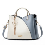 Trendy Handbag Korean Style Color Block Large Capacity Women's Bag Fashion Shoulder Crossbody Bag Wholesale Cross-border Bucket Bag - imagine 10