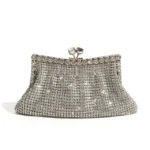 Rhinestone Beading Stylish Woman's Chain Crossbody Purse Shine Female Party Evening Tote Handbag Lady Trend Shoulder Bag - imagine 7