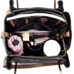 Handbag Women's Fashion Embossed Tote Bag Large Capacity Maternity Bucket Bag - imagine 4