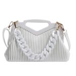 Fashion Triangle Handbag Designer Pleated Shoulder Bag for Women Clutch Purses High Quality Crossbody Bag Satchels Hobo Bags - imagine 9