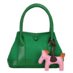 Fashion Trend Handbag Women's Retro Stitching Handbag Simple Bag New Contrast Color Women's Bag - imagine 4