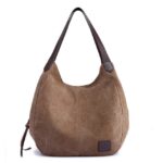 Piler Large Women Handbag Bag Canvas Zipper Pockets Brand Ladies Shoulder Bags Casual Large Women Bags Luxury Ladies Hand Bags - imagine 12