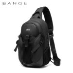 New Men's Summer Chest Bag Fashion Trend Atmospheric Business Messenger Bag All-Match USB Shoulder Bag - imagine 6