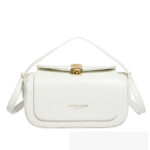 Fashionable Trendy Elegant Small Square Bag Shoulder Crossbody Bag Literary Simple Handbag Luxury Retro Box Bag Wholesale - imagine 11