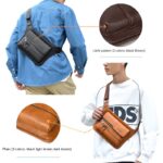 Men's large capacity waterproof chest bag large capacity crossbody bag shoulder bag ﻿ - imagine 3