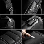 Men's Waterproof USB Oxford Crossbody Bag Anti-theft Shoulder Sling Bag Multifunction Short Travel Messenger Chest Pack For Male - imagine 3