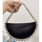 Ultra shiny diamond inlaid underarm bag with rhinestone shoulder bag for carrying - imagine 14