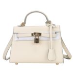 Small lock palm pattern portable bag for women - imagine 10