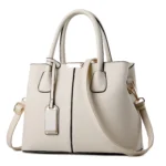 Women Bag Vintage Casual Tote Top-Handle Women Messenger Bags Shoulder student Handbag Purse Wallet Leather - imagine 2