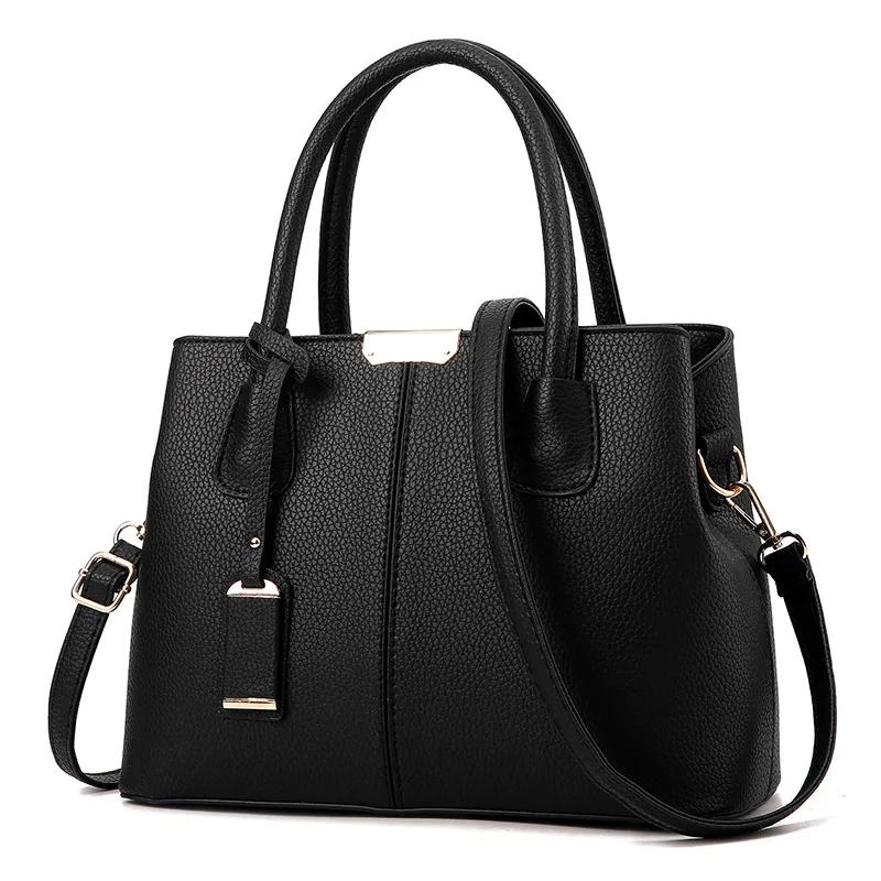 556937320 Women Bag Vintage Casual Tote Top-Handle Women Messenger Bags Shoulder student Handbag Purse Wallet Leather - imagine 1