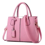 Women Bag Vintage Casual Tote Top-Handle Women Messenger Bags Shoulder student Handbag Purse Wallet Leather - imagine 6