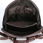 Women Backpack high quality PU Leather Fashion Backpacks Female Feminine Casual Large Capacity Vintage Shoulder Bags - imagine 5