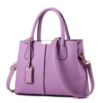 Women Bag Vintage Casual Tote Top-Handle Women Messenger Bags Shoulder student Handbag Purse Wallet Leather - imagine 11