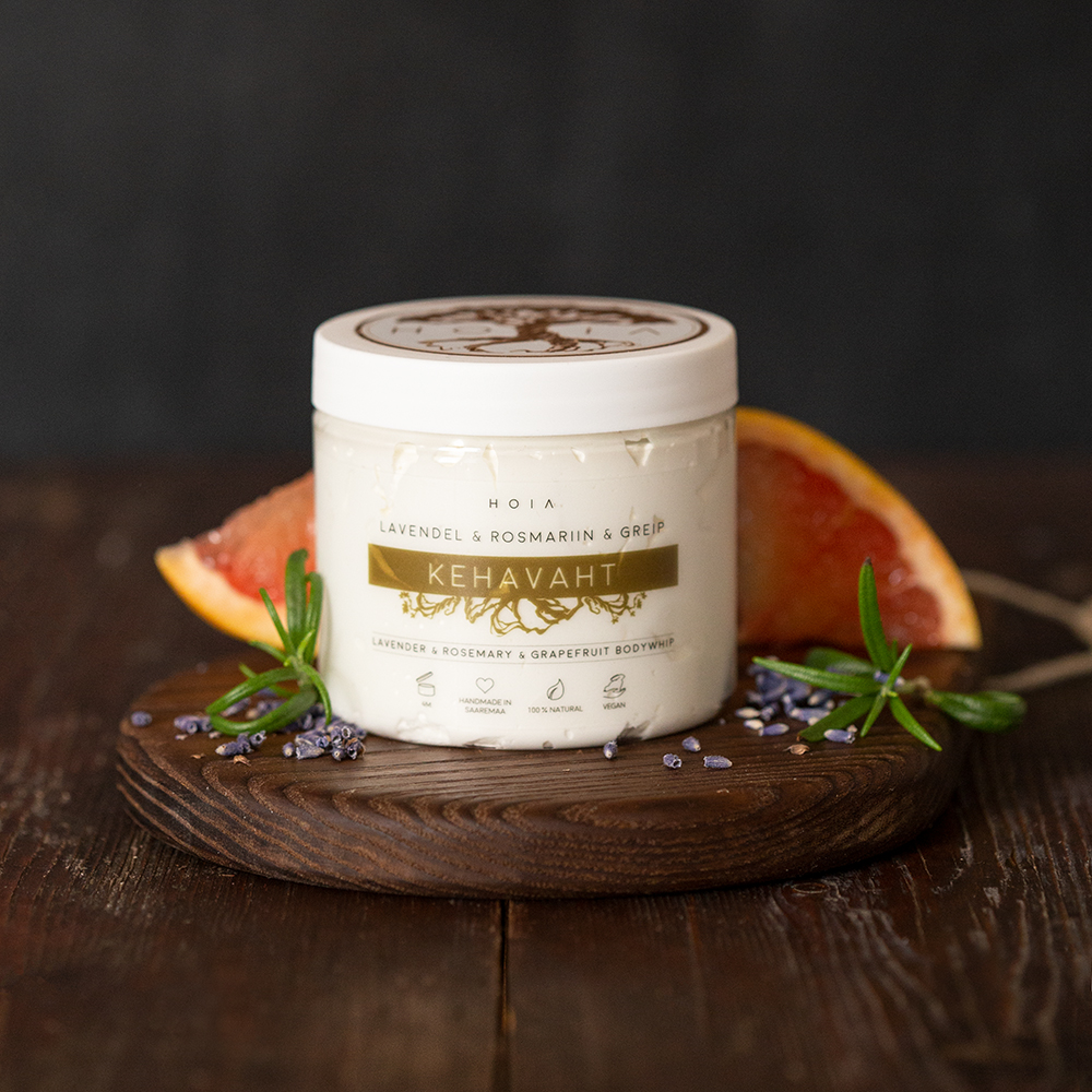 IMG_4372v-5.jpg Whipped Body Butter Lavender & Grapefruit & Rosemary, 200ml - imagine 1