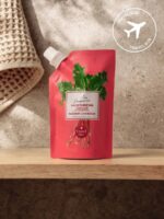 TRAVEL SIZE Rhubarb Hair Mask With Castor Oil - 100 ml - imagine 4