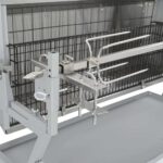 BBQ grill with rotisserie made of iron and stainless steel - imagine 4