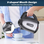 Electric Kettle Water Boiler, 1.8L Electric Tea Coffee Kettle Hot Water Boiler Auto Shut-Off & Boil Dry Protection - imagine 5
