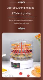 Household Fruit Dehydrator Food Small Foodstuff Dryer - imagine 4
