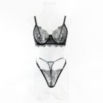 Sexy Lace Bra and Underwear Set for Women - Lightweight and Breathable - imagine 6