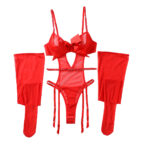 New Hot Diamond Splicing Red Bow Valentine's Day jumpsuit
