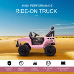 Electric Off-Road Truck 12V Kids Ride On With Remote Control MP3 Music Adjustable Speed - imagine 2
