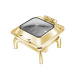 Hotel Restaurant Bufei Golden Stainless Steel Buffet Stove - imagine 6