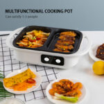 Multi-functional Dual-use Electric Caldron Electric Frying Oven - imagine 3