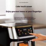 10L Super Large Visual Intelligent Air Frying Oven Automatic Deep Frying Pan - imagine 4