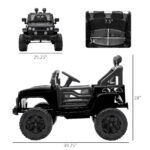 12V Battery Powered Kids Ride On Car Off Road Truck Toy w/ Parent Remote - imagine 3