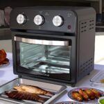 12.5 Qt Air Fryer With Advanced Multi-Function Cooking Grill, Air Fry, Defrost, Bake, Presets For French Fries, Pizza, Chicken, Fish, And Toast, Dual Knob Control - imagine 7
