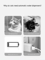 Cat Water Fountain Wireless Induction Drink Fountain - imagine 7