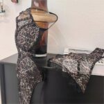 Sexy Women's French Thin Leopard Lace Bra Set for Large Breasts, Minimizing and Anti-Sagging Underwear - imagine 10