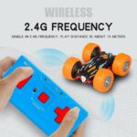 Double Sided 3D Flip Remote Control Car 2.4G 4CH Stunt RC Car Robot RC Car Toy Drift-Buggy Crawler Machine Radio Controlled Car - imagine 5