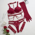 New gathering and shaping style underwear five piece set - imagine 6