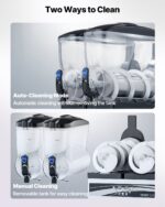 Commercial Slushy Machine 15Lx2 Tank Margarita Smoothie Frozen Drink Maker - imagine 5