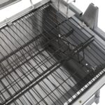 BBQ grill with rotisserie made of iron and stainless steel - imagine 3